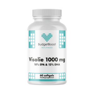 Budgetboost Visolie 1000 mg 18 12 60 softgels