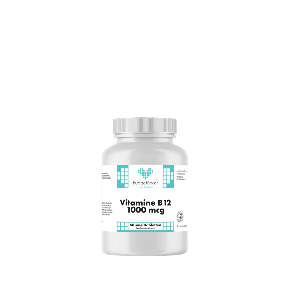 Budgetboost Vitamine B12 1000mg 60 smelttabletten