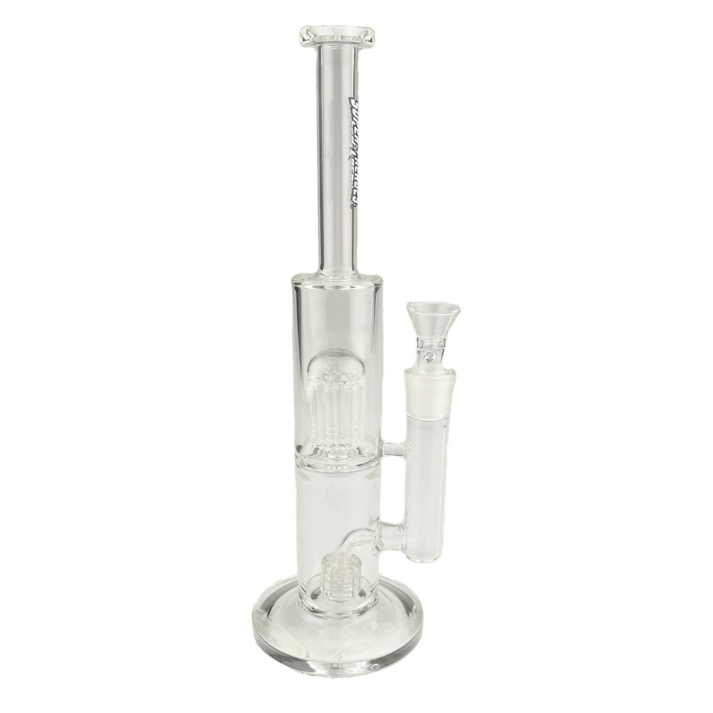 Super Heroes Medium Glass Bong Straight 35 cm